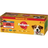 Pedigree Adulte Choix de saveurs en gelée 40x100g avec bœuf, poulet, poisson, volaille