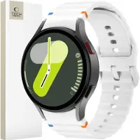 Tech-Protect None (Silicone, TPU), Sangles de montre, Blanc