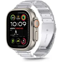 Tech-Protect Stainless Bracelet for Apple Watch 44 / 45 / 46 / 49 mm - Silver (Acier inoxydable), Sangles de montre, Argent, Gris