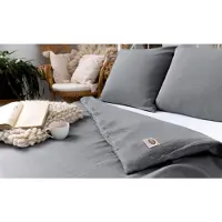 MULTITEX Ensemble de draps de lit en mousseline MUSLIN graphite 140 g/m2 160x200 cm