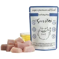 Gussto Cat Fresh Turkey&amp;Tuna 24x85 g - nourriture humide pour chat à la dinde et au thon