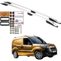 Erkul Barres de toit FIAT DOBLO COURTES DE 2010-2022 Aluminium Durable