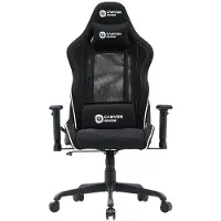 Canyon MCCH01, Shift, chaise de jeu avec revêtement combiné en tissu et en maille, noir