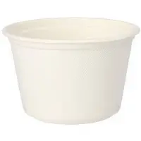 Papstar 50 gobelets à soupe, canne à sucre "pure" 600 ml Ø 14 cm - 9 cm blanc, Contenant à usage unique, Blanc