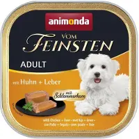 Animonda Vom Feinsten Gourmet Centre Adult with Chicken and Liver dog pâté 12x150g