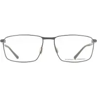 Porsche Design P8766 58 Mm Glasses Gris Homme