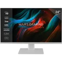 Mars Gaming MV-24 Moniteur 24" IPS FHD 120Hz HDR10 Freesync y G-Sync Altavoces Integrados Blanco