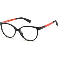 Polaroid Kids Lunettes de Vue PLD D825 49/15/135 Black orange Polyamide frames JUNIOR PLD D825