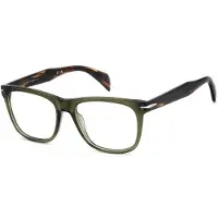 David Beckham Lunettes de Vue DB 1208 52/17/145 Olive havana Acetate frames MAN DB 1208