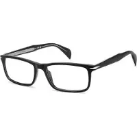 David Beckham Lunettes de Vue DB 1207 59/17/155 Black Acetate frames MAN DB 1207