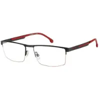 Carrera Lunettes de Vue 8930 57/18/145 Matte black red Metal frames MAN 8930