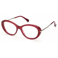 Max mara Lunettes de Vue MM5227 54/17/140 Shiny bordeaux Front acetate WOMAN MM5227