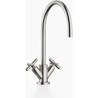 Dornbracht TARA Mitigeur monotrou, bec pivotant à 360°, saillie 235mm, 22815892-06