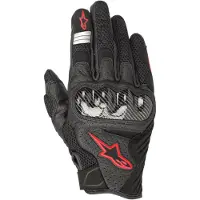 Alpinestars Gants SMX-1 Air V2 Black Red Fluo, Taille: XL