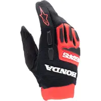 Alpinestars Honda Full Bore Gloves Bright Red Black Taille L