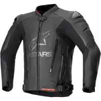 Alpinestars GP Plus V4, veste en cuir ,Noir/Noir ,56
