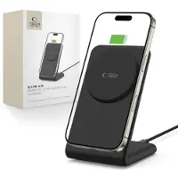 Tech-Protect Chargeur sans fil MagSafe 15 W avec base - Noir