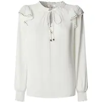 Pepe Jeans pour femme. PL3051286 Chemisier Miriam blanc (XS), Casuel, Polyester, Manche longue