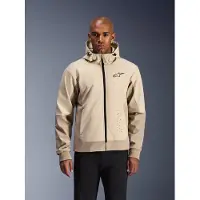 Alpinestars Sweat à capuche zippé Radium Tech pour moto, gris/beige, M
