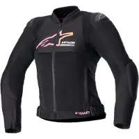 Alpinestars Veste Stella SMX Air Black Yellow Pink, Taille: XS
