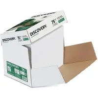 Discovery Papier à copier DIN A4 75 g/qm 2.500 feuilles Maxi-Box (A4, 2500 feuilles, 75 g/m²)