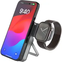 FIXED MagZen 5 Stand (5000 mAh), Chargeur de secours, Gris