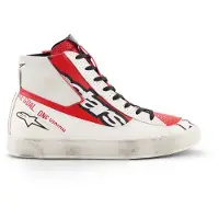Alpinestars Stated Flair Baskets Blanc/Rouge néon 12 hommes