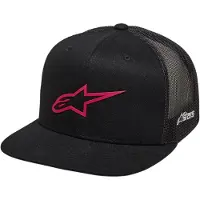 Alpinestars Casquette Trucker 3D Ageless Black Red, Taille: One Size