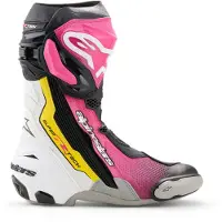 Alpinestars Bottes Supertech R Black Magenta White Yellow