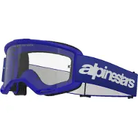 Alpinestars Masque Vision 3 Wordmark Blue Clear, Taille: One Size