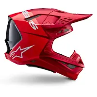 Alpinestars Supertech S-M10 Flood Helmet Ece 22.06 Red Fluo Red M&G Taille S