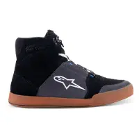 Alpinestars Chrome Noir Asphalt Gum Bleu Chaussures Taille US 9