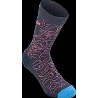 Alpinestars Chaussettes Drop 15 Dark Navy Coral, Taille: M