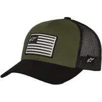 Alpinestars Casquette Snapback Flag Military Blk, Taille: One Size