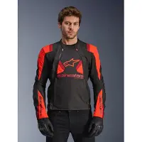 Alpinestars Veste textile T-Stunt Air Noir/Rouge L hommes