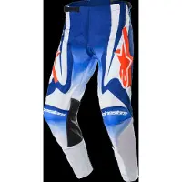 Alpinestars Pantalon Racer Semi 2023 Blue Hot Orange, Taille: 30