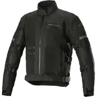 Alpinestars Veste textile Crosshill WP Air Motorrad, noir, XL
