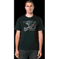 Alpinestars T-Shirt MX Helmet CSF Black