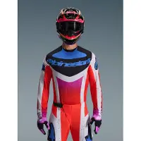 Alpinestars Maillot Techstar Knif 2026 Light Gray Orange Fluo Black