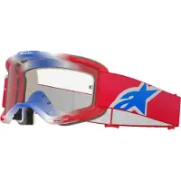 Alpinestars Vision 5 Corp Tricolor Lunettes de motocross Taille