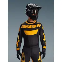 Alpinestars Maillot RACER RIWAY, (jaune/noir, taille L)