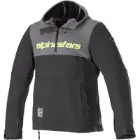 Alpinestars Veste À Capuche Sherpa Tar Gray Black Yellow Fluo