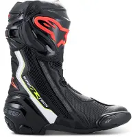 Alpinestars Bottes Supertech R Black White Red Flu Yellow Flu