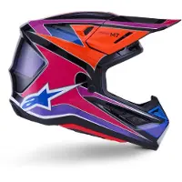 Alpinestars S-m7 Fuse Ece22.06 Off-road Helmet Multicolore L