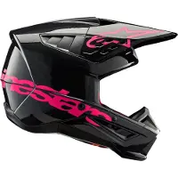 Alpinestars S-M5 Corp Helmet Ece 22.06 Black Diva Pink Glossy Taille XL