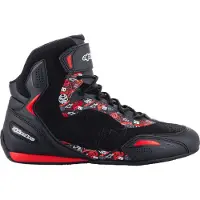 Alpinestars Chaussures FQ20 Faster-3 Rideknit Black Bright Red, Taille: 8.5