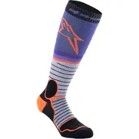 Alpinestars Chaussettes MX Pro V2 Black Gray Purple