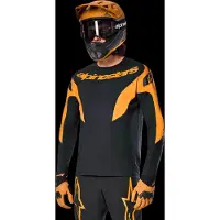 Alpinestars Maillot De Course A-Supra Black, Taille: XXL