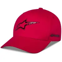 Alpinestars Carbon Fiber Snapback Cap Rouge