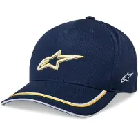 Alpinestars Casquette Snapback Ascension Navy Gold, Taille: One Size